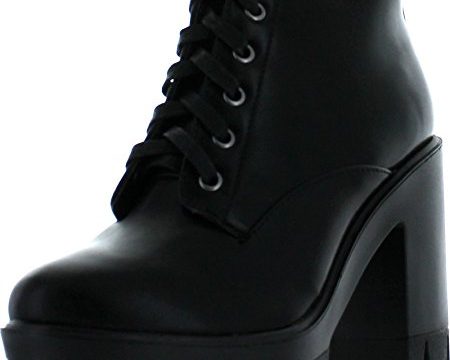 bamboo lace up combat boots